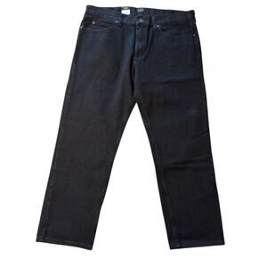 LEE Regular Fit Straight Leg 38 X 29 Regular Seat & Thigh Double Black NWT